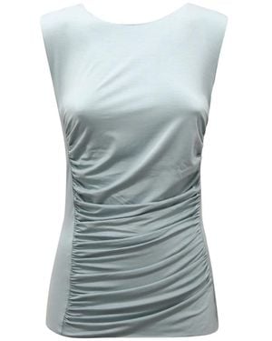 Armani Sleeveless Tops - Blue