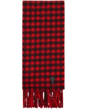 Ami Paris Winter Scarves - Rood