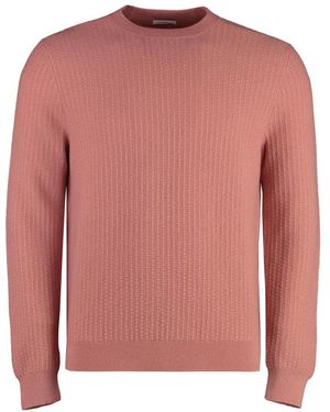 Malo Round-Neck Knitwear - Rosa