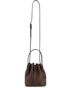Etro Arnica Tas Met Tophengsel - Bruin