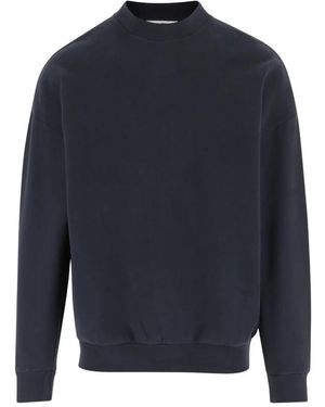 DARKPARK Hoodies & Sweatvesten ,Blauw ,Katoen Cotton Sweatshirt
