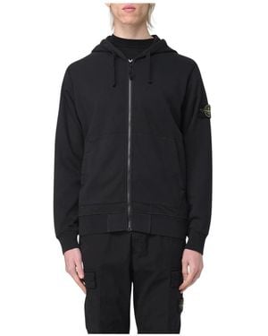 Stone Island Zip-Throughs - Nero