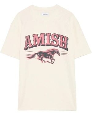 AMISH Jersey Wild Horse Sw - Pink