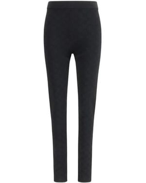 Gucci Elastische Gg Jacquard Legging - Zwart