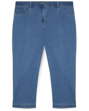 FIORELLA RUBINO Cropped Jeans - Blu