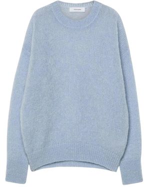 Pomandère Round-Neck Knitwear - Blue