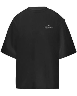 adidas Fitness ,Zwart ,Katoen Logo T-Shirt Met Korte Mouwen