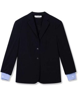 10Days Regular Fit Blazer - Blauw