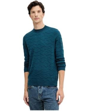 ARMANI EXCHANGE Round-Neck Knitwear - Bleu