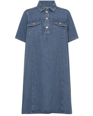 Mos Mosh Shirt Dresses - Blue