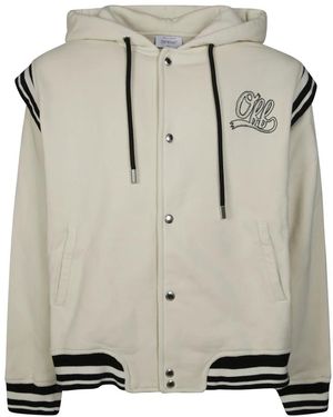 Off-White c/o Virgil Abloh Bomber Jackets - Grigio