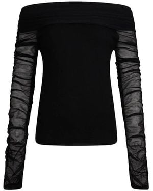 Liu Jo Long Sleeve Tops - Black