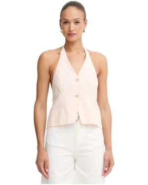 Twinset Vests - Blanc