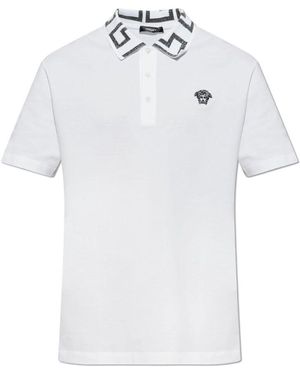 Versace Baumwollpolo - Weiß