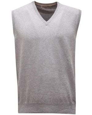 La Fileria Sleeveless Tops - Grey
