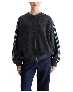 Bellerose Dam Zipped Cardigan - Schwarz