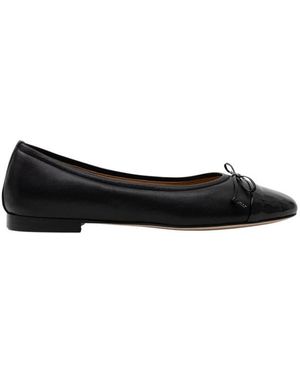 Parallèle Schoenen ,Zwart ,Leer Java Ballerina