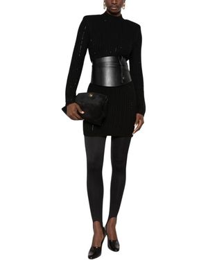 Twinset Gebreide Jurk - Zwart