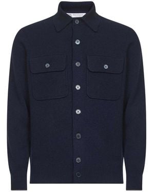Brunello Cucinelli Casual Shirts - Blue