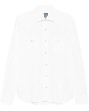 Barba Napoli Casual Shirts - White