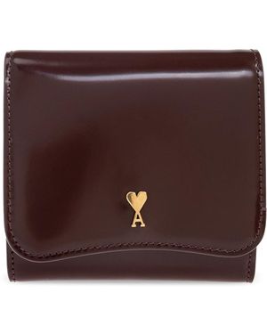 Ami Paris Wallets & Cardholders - Marrone