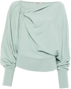 Alberta Ferretti Round-Neck Knitwear - Vert