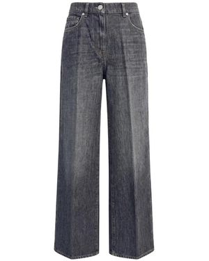 Peserico Wide Jeans - Grey