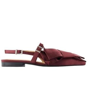Ganni Ballerinas - Red