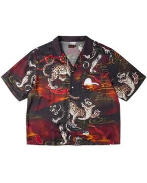 Evisu Short Sleeve Shirts - Red