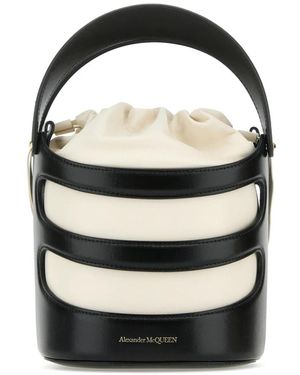 McQueen Handtaschen the rise bucket - Schwarz
