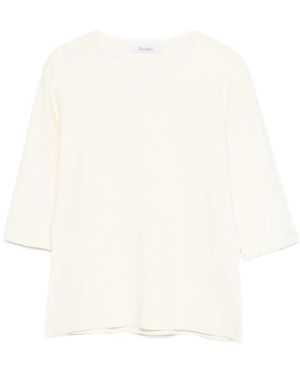 Max Mara Long Sleeve Tops - Blanco