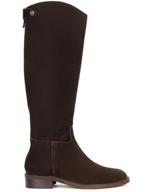 Julie Dee High Boots - Brown