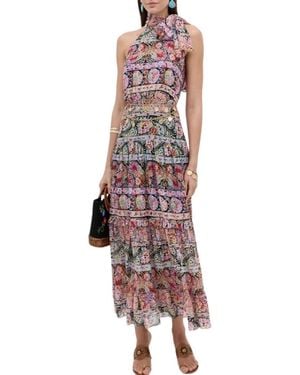 RIXO London Abi Jurk - Roze