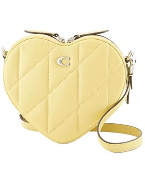 COACH Heart Crossbody - Yellow