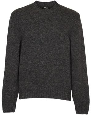 A.P.C. Round-Neck Knitwear - Negro