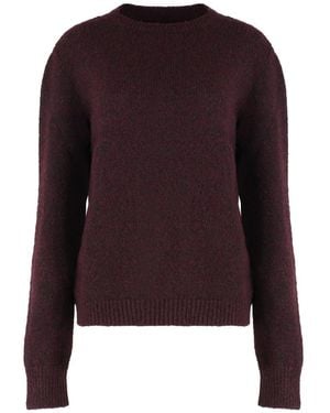 Maison Margiela Round-Neck Knitwear - Purple