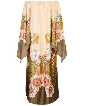 La DoubleJ Kleedjes ,Veelkleurig ,Goddess Dress Placee - Metallic