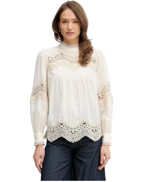 Ouí Overhemden ,Katoen Katoenen Blouse - Wit