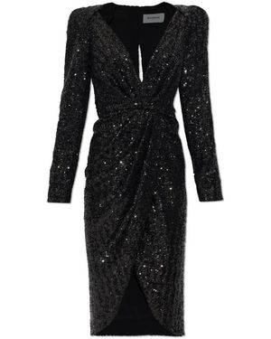 Balmain Kleedjes ,Zwart ,Pailletten Holiday Capsule Ps 27 Jurk