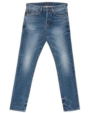 Tom Ford Slim-Fit Jeans - Blauw
