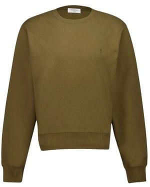 Saint Laurent Sweatshirts - Verde