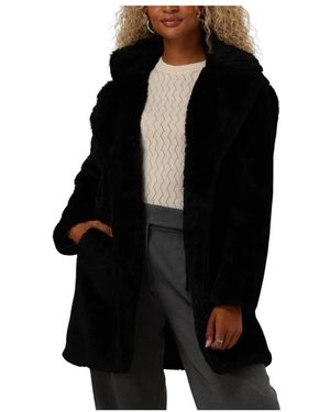 Notre-v Jassen ,Zwart ,Teddyjas Voor Stijlvolle Winter