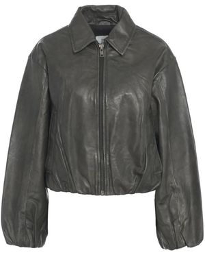 Second Female Leather Jackets - Grigio