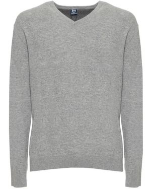 Sergio Tacchini V-Neck Knitwear - Grigio