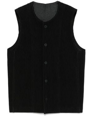Issey Miyake Vests - Black