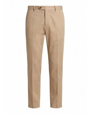 Peserico Broeken ,Bruin ,Katoen Chino Broek - Naturel