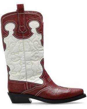 Ganni Boots - Rot