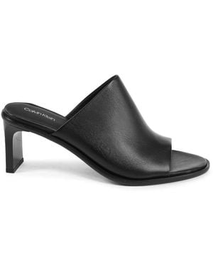 Calvin Klein Heeled Mules - Black