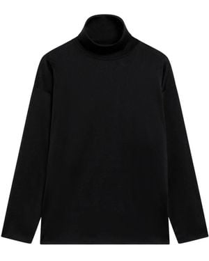 Gucci Truien & Vesten ,Zwart ,Extra Fijne Zijden Trui