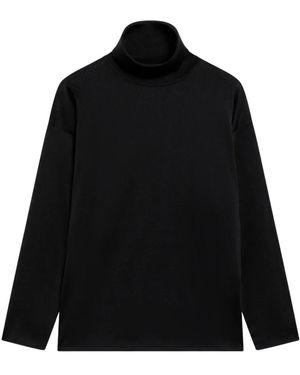 Gucci Extrafeiner Seidenpullover - Schwarz